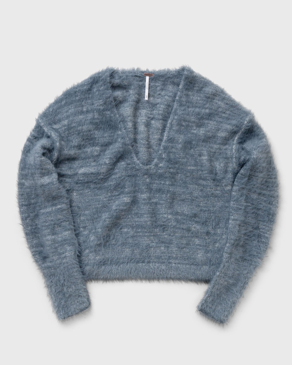 Free People Lady Pullover in Grey - Bstn GOOFASH