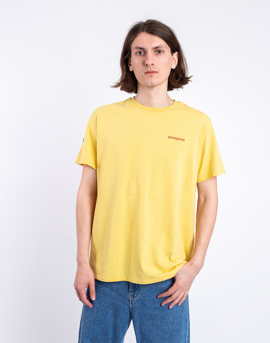 Freshlabels Men T-Shirt Yellow GOOFASH