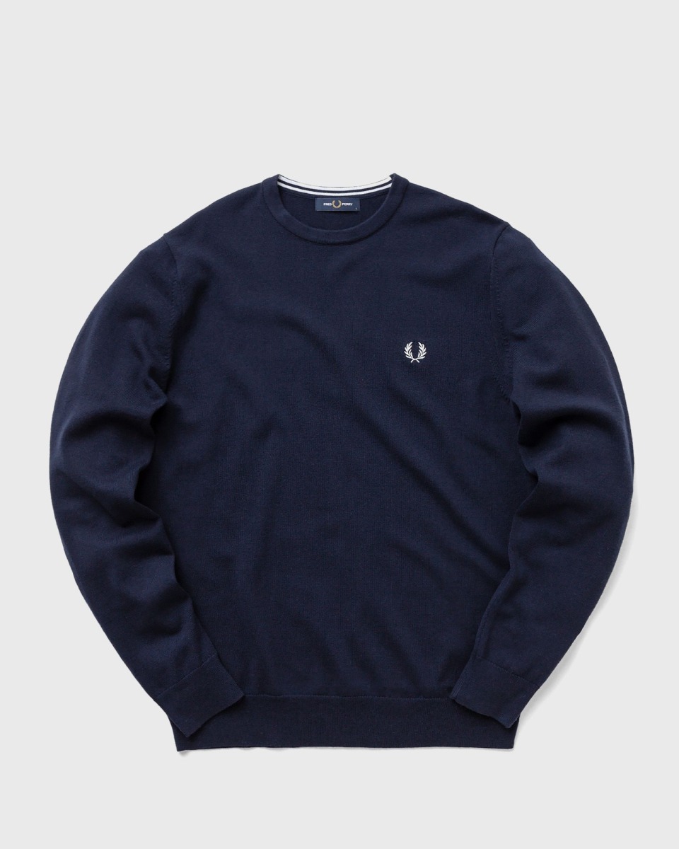 Gent Blue Jumper Bstn Fred Perry GOOFASH