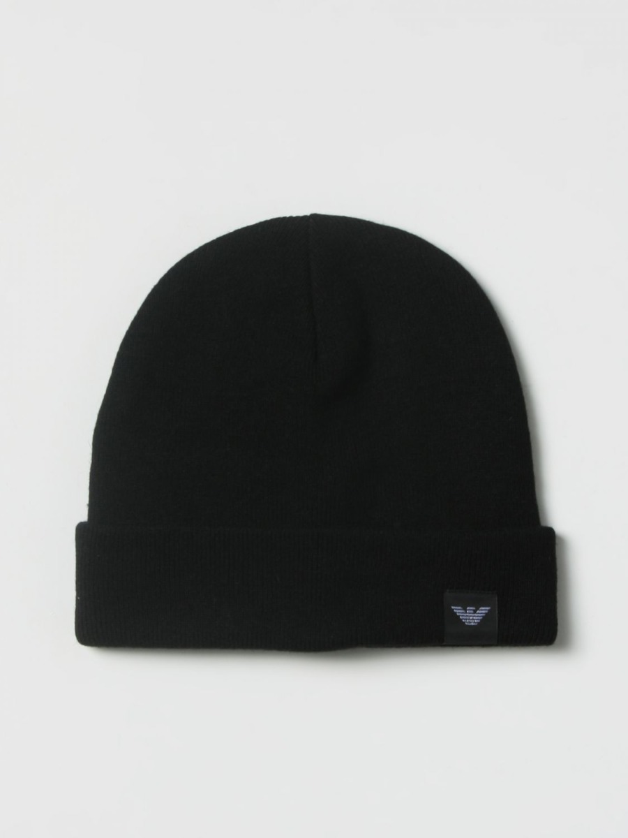 Gent Hat in Black Giglio - Armani GOOFASH
