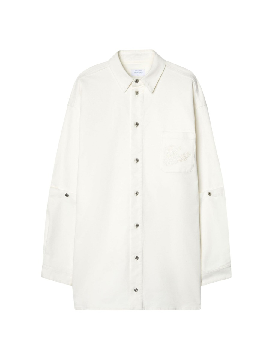 Gent Shirt in White from Suitnegozi GOOFASH