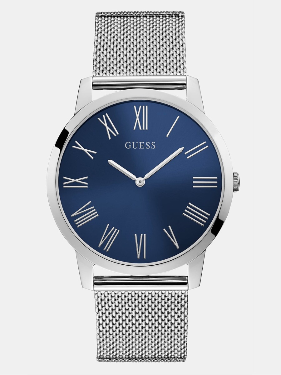 Gent Silver Watch at Guess GOOFASH