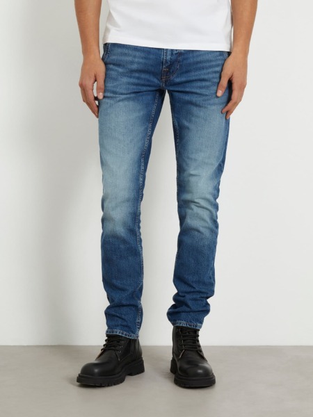 Gent Skinny Jeans in Blue Guess GOOFASH