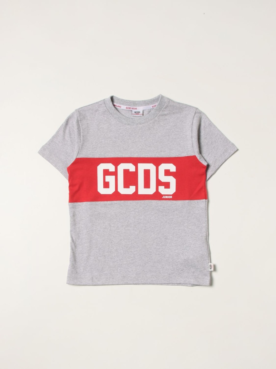 Gent T-Shirt Grey Giglio - Gcds GOOFASH