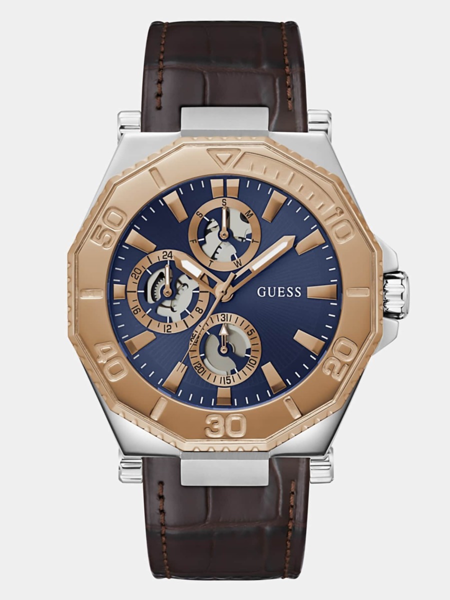Gent Watch in Brown from Guess GOOFASH