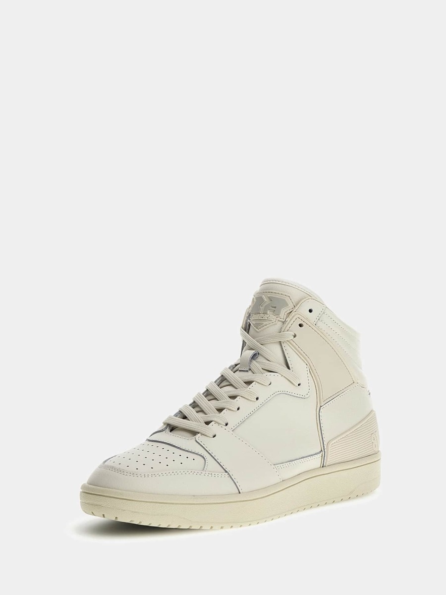 Gent White - Sneakers - Guess GOOFASH
