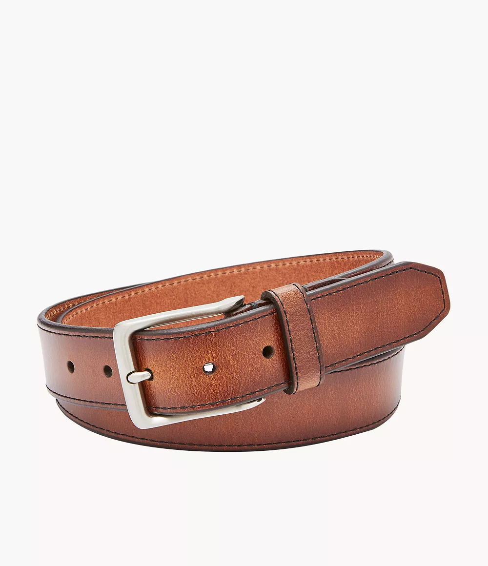 Gents Belt Brown at Fossil GOOFASH