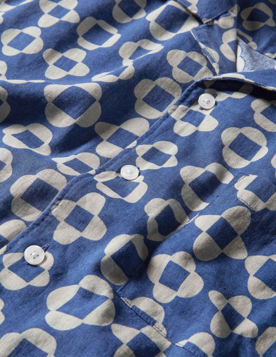 Gents Blue Shirt by Boden GOOFASH