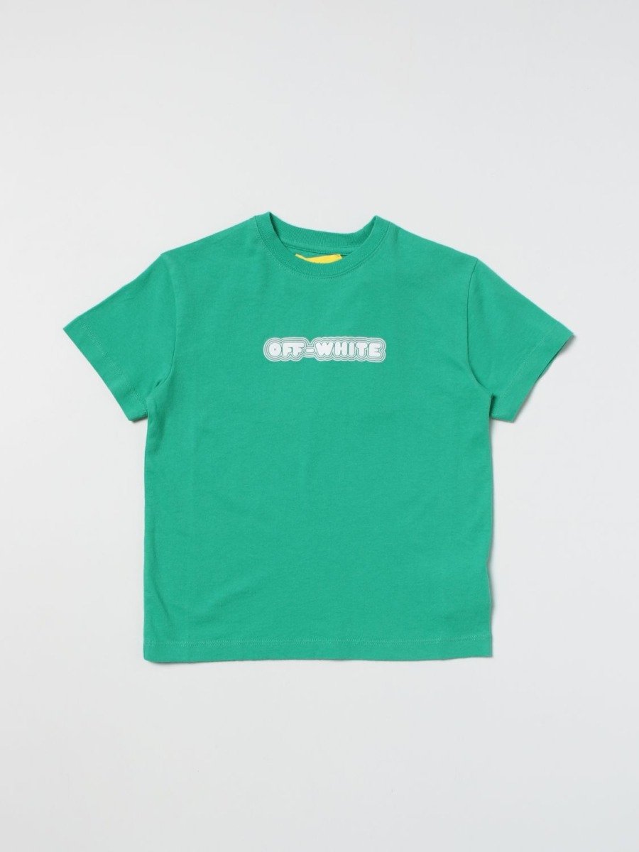 Gents Green T-Shirt from Giglio GOOFASH