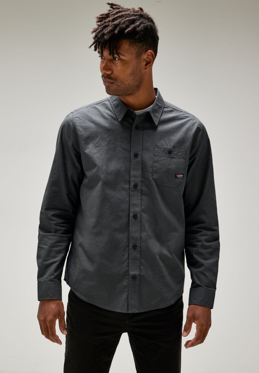 Gents Grey Shirt from Street One GOOFASH