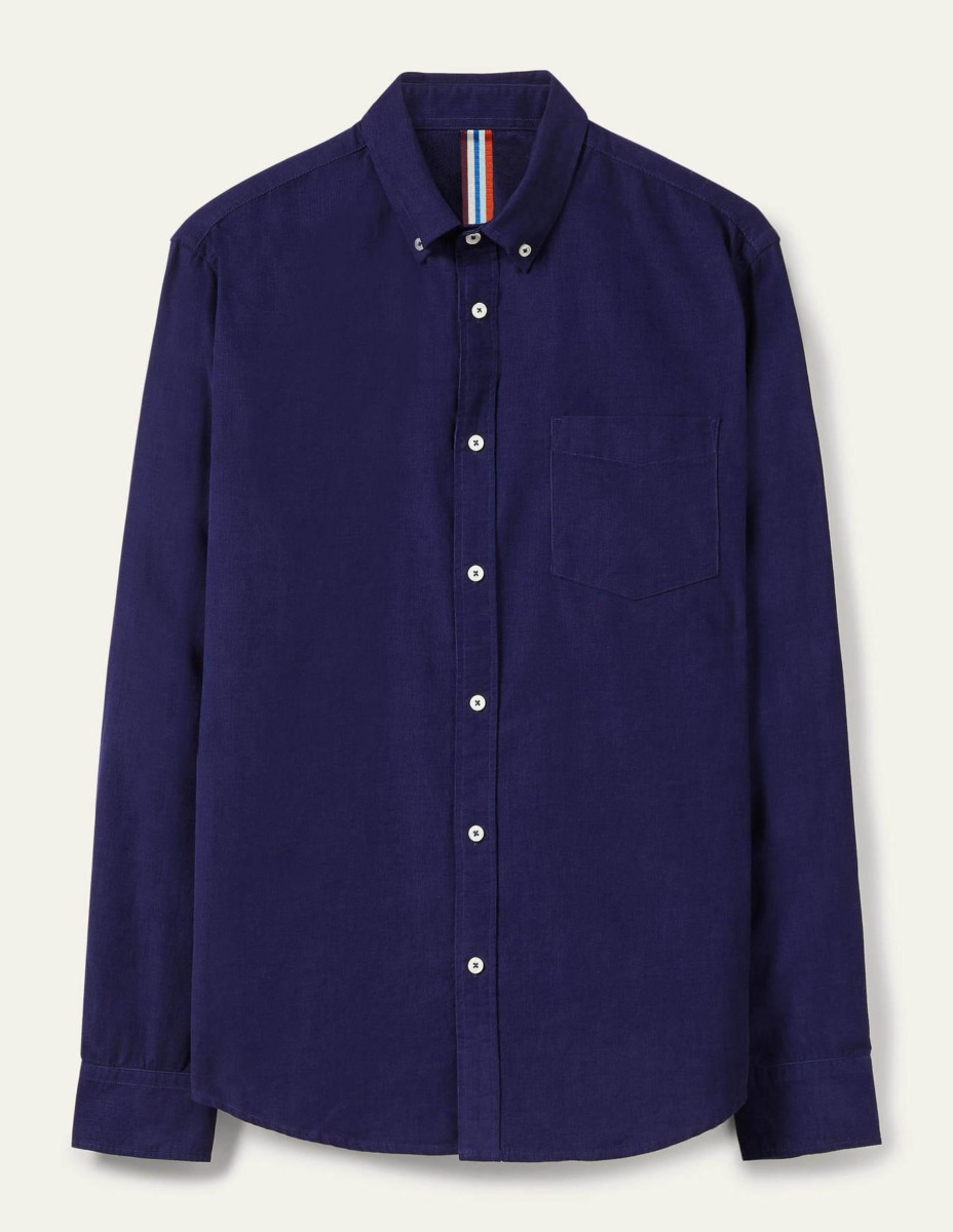 Gents Shirt Blue by Boden GOOFASH