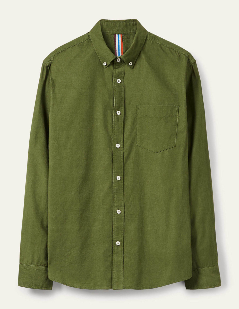Gents Shirt Green from Boden GOOFASH