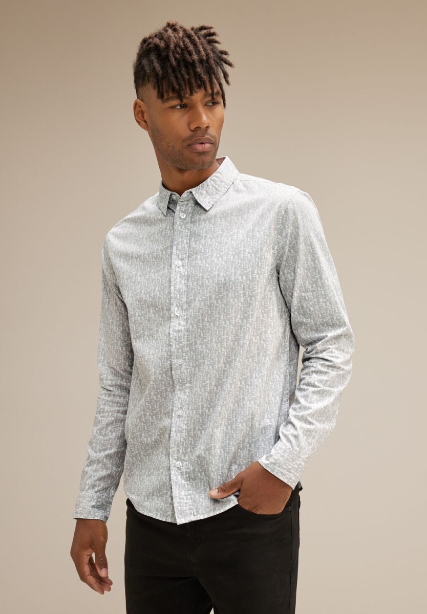 Gents Shirt in White by Street One GOOFASH