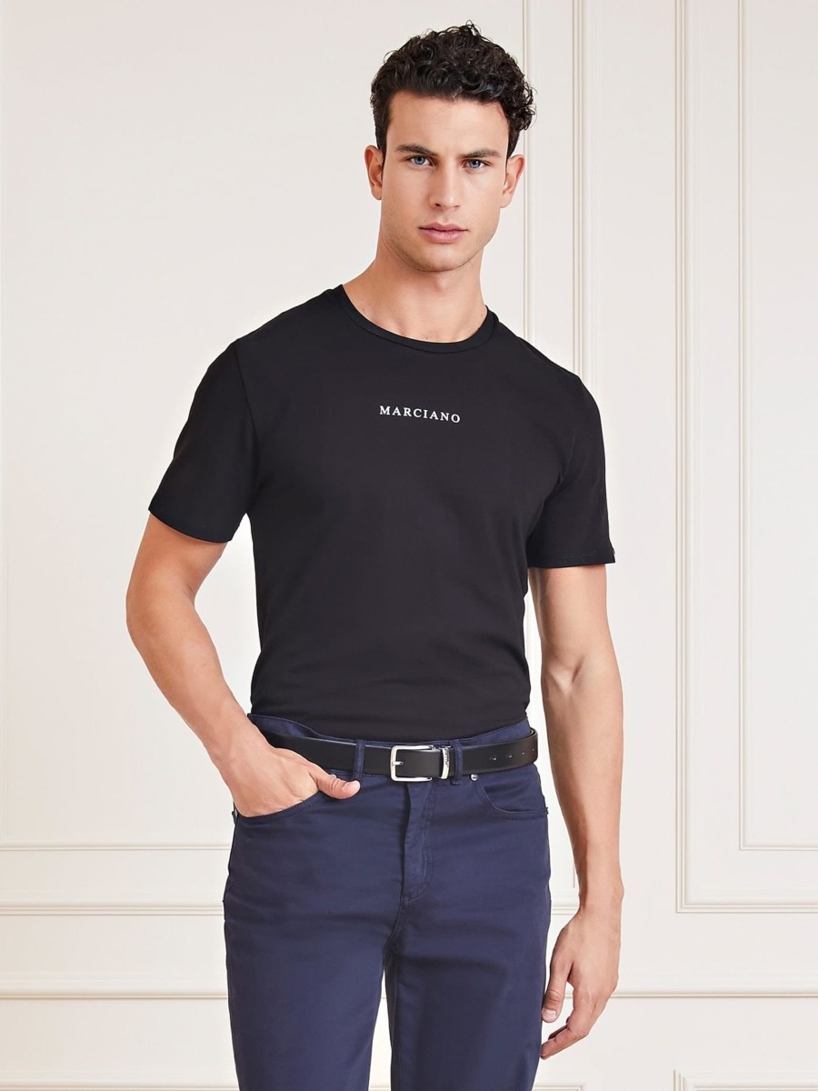 Gents T-Shirt in Black Marciano Guess - Guess GOOFASH