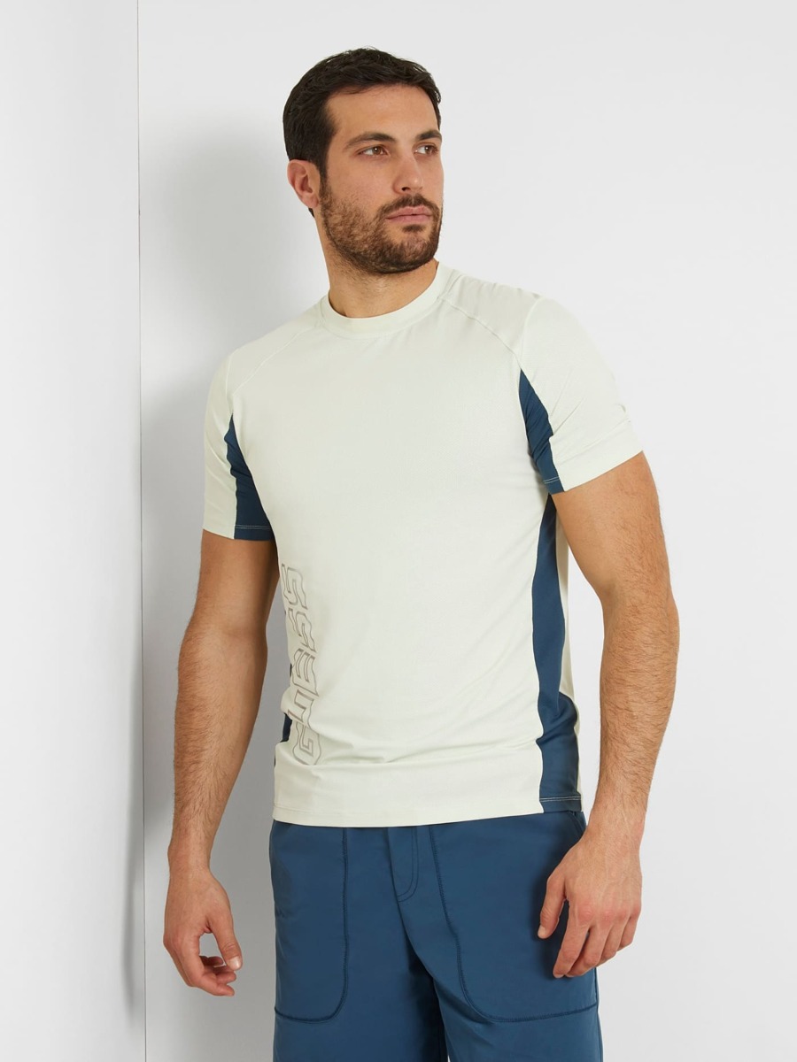 Gents T-Shirt in Cream - Guess GOOFASH