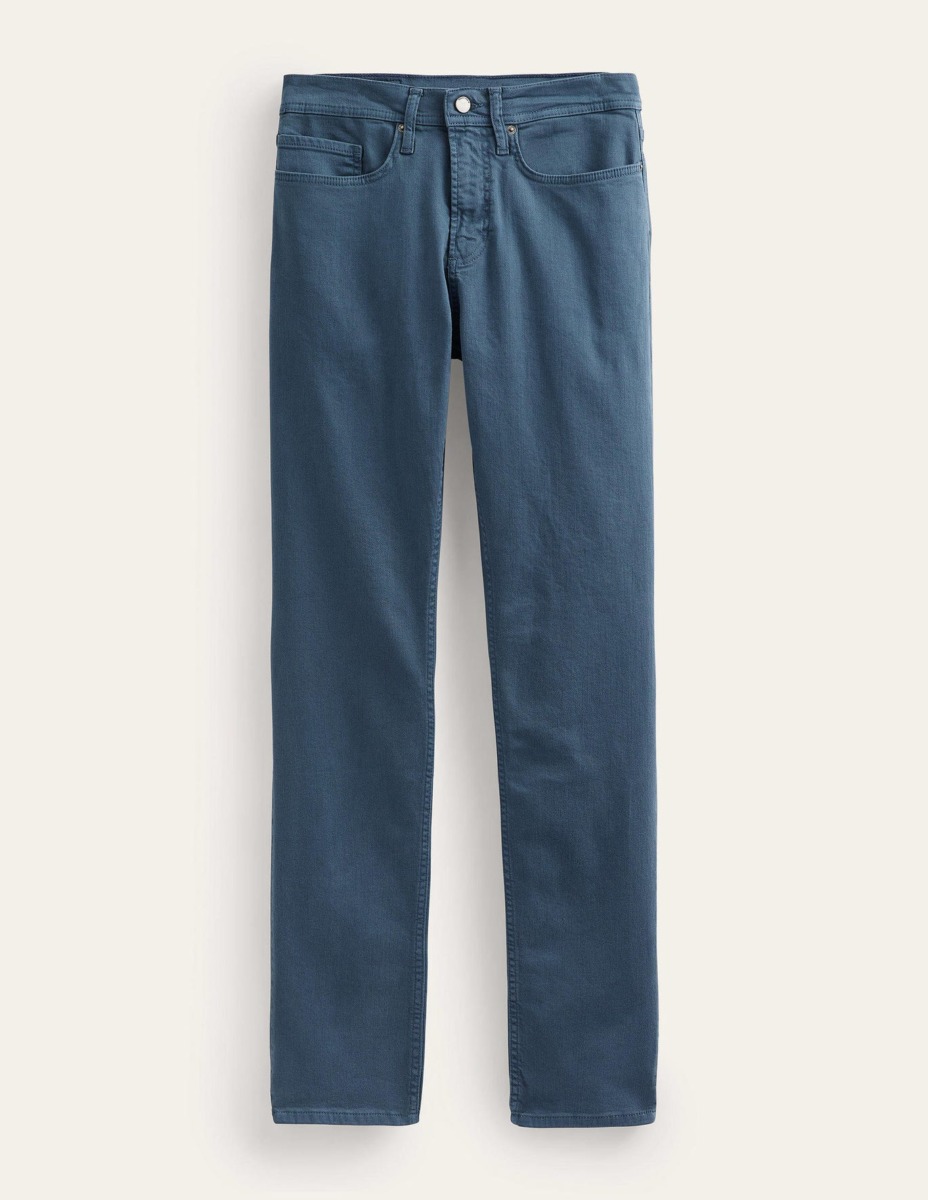 Gents Trousers in Blue Boden GOOFASH
