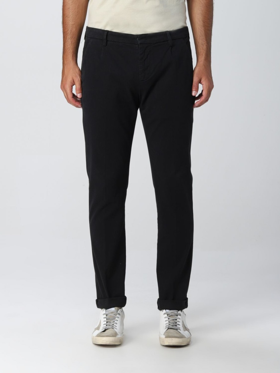 Giglio - Black - Trousers - Dondup - Gents GOOFASH