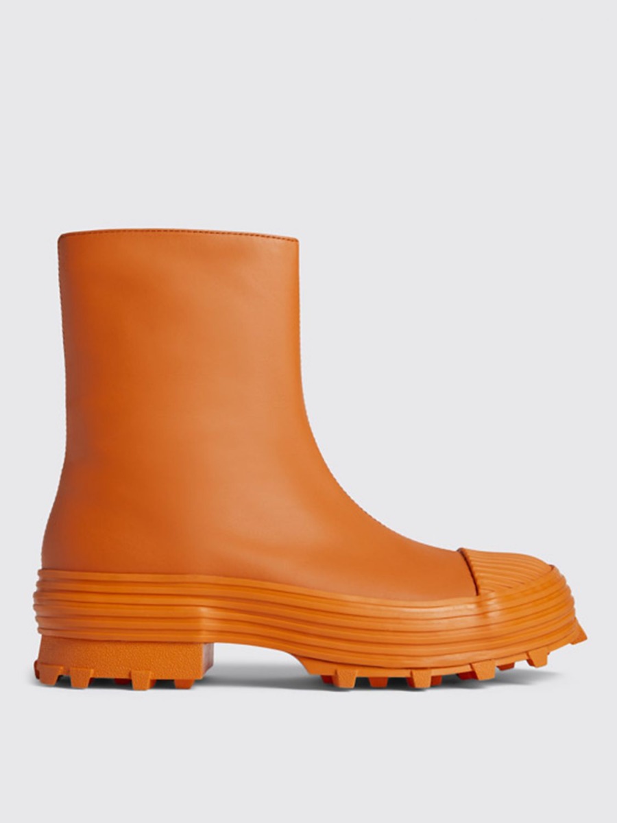 Giglio - Flat Boots - Orange - Camperlab - Women GOOFASH
