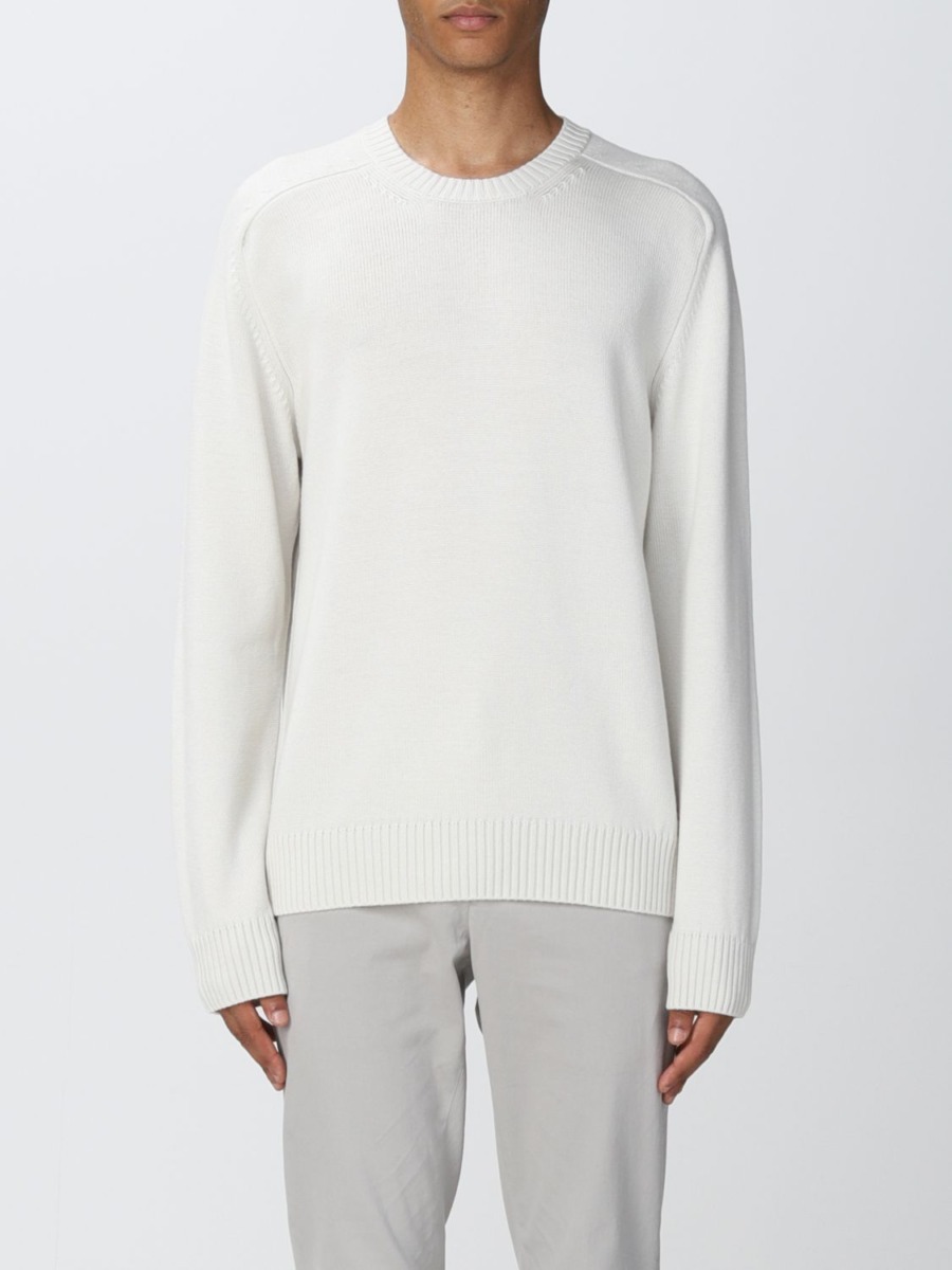 Giglio - Gent White Jumper from Paolo Pecora GOOFASH