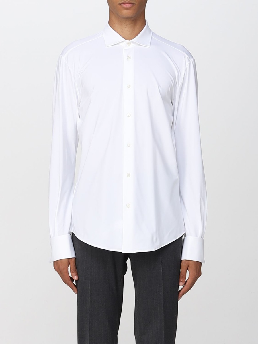 Giglio - Gents Shirt in White by Brian Dales GOOFASH