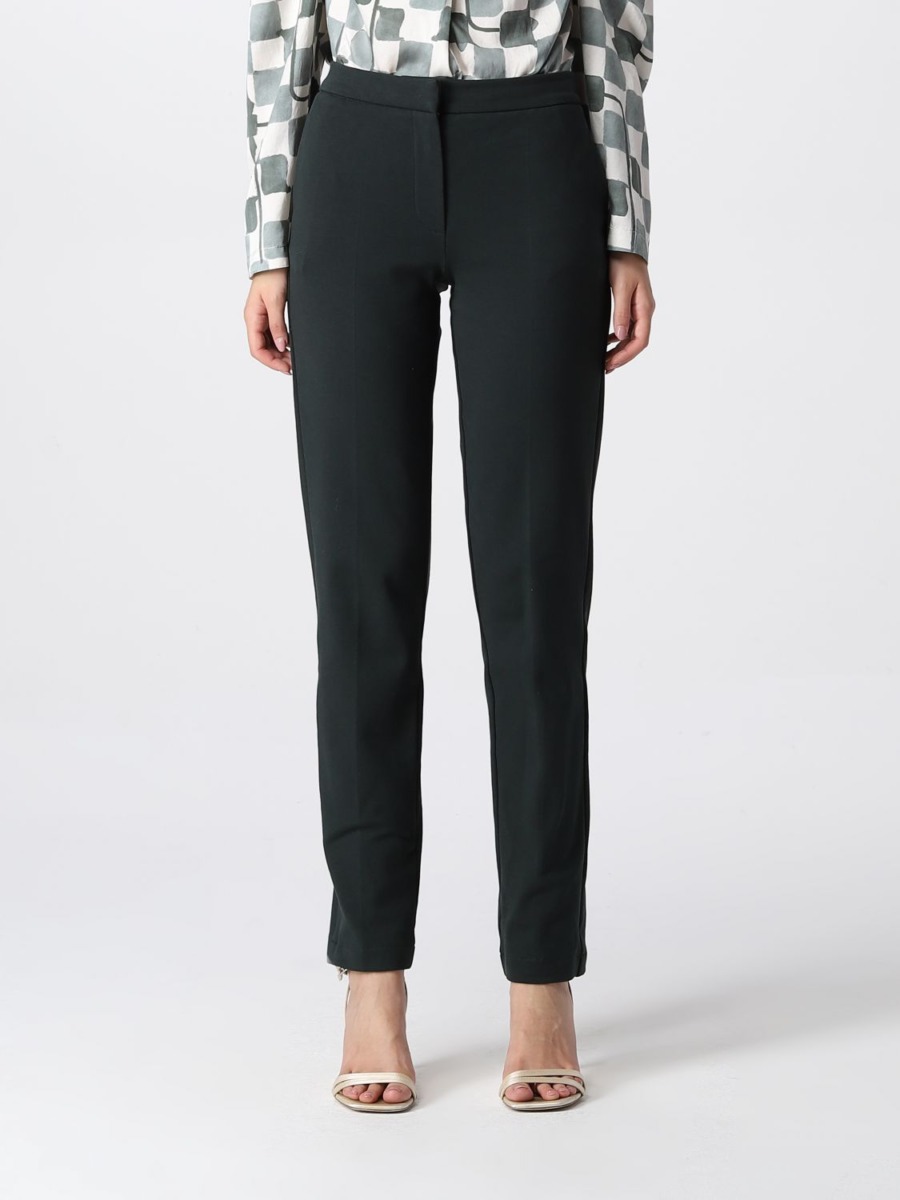 Giglio Lady Trousers in Green by Alysi GOOFASH