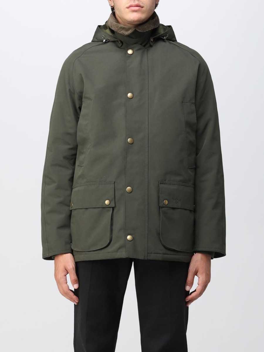 Giglio - Man Jacket in Green - Barbour GOOFASH