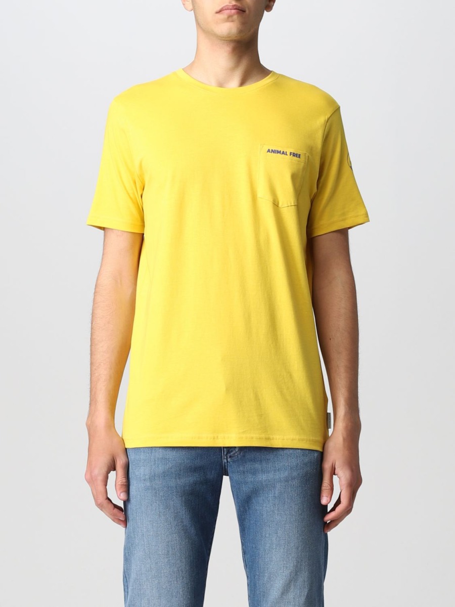 Giglio Man T-Shirt Yellow by Save The Duck GOOFASH