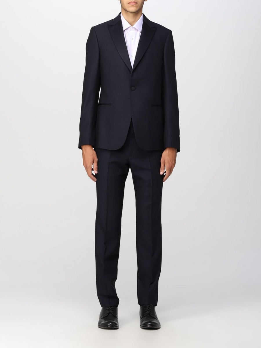 Giglio - Men Blue Suit by Zegna GOOFASH