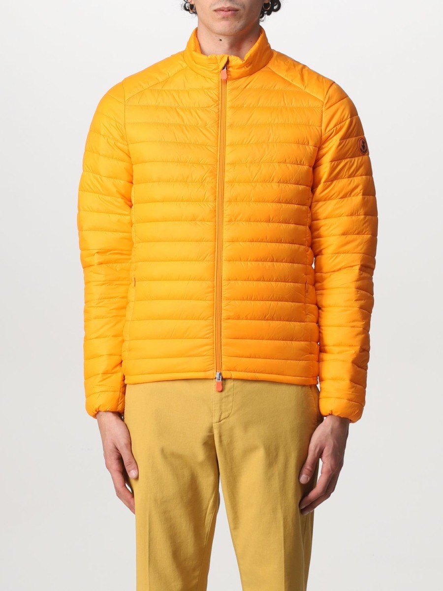 Giglio Men's Orange Jacket by Save The Duck GOOFASH