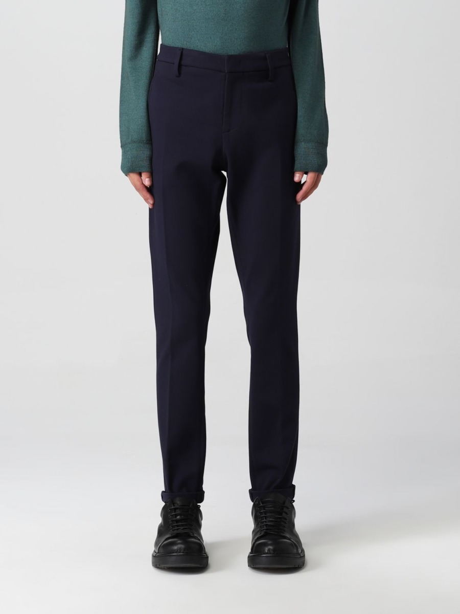 Giglio - Mens Trousers - Blue - Dondup GOOFASH