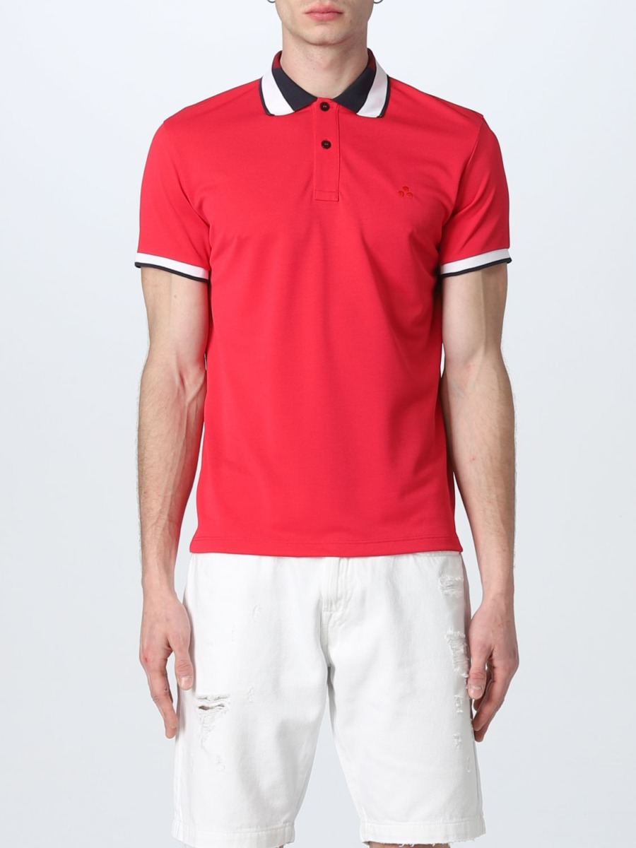 Giglio - Red Poloshirt from Peuterey GOOFASH
