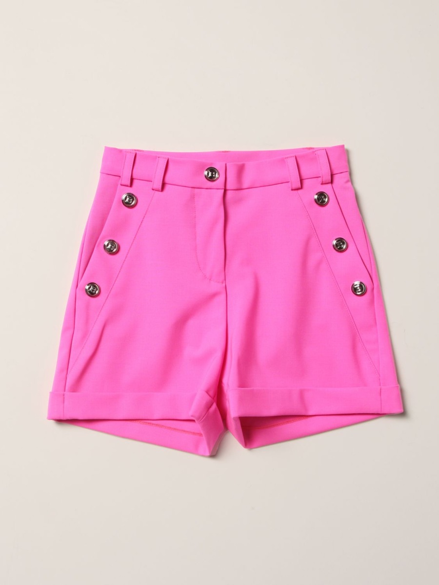 Giglio - Shorts Pink Balmain GOOFASH