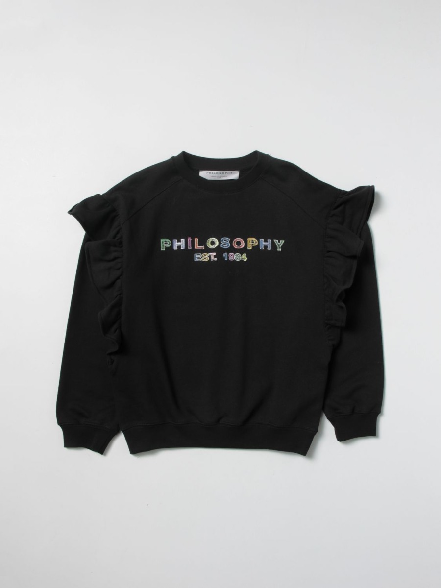 Giglio - Sweatshirt Black by Philosophy Di Lorenzo Serafini GOOFASH