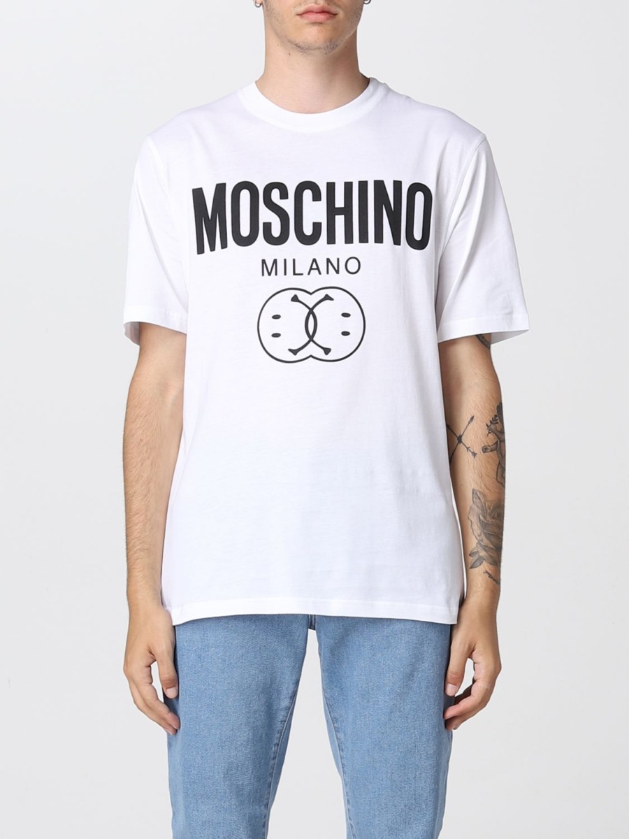 Giglio - T-Shirt in White - Moschino GOOFASH