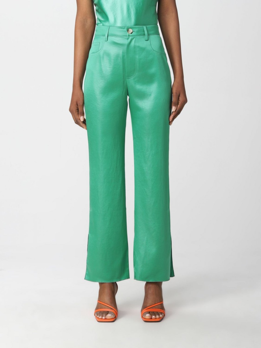 Giglio - Woman Trousers Green - Nanushka GOOFASH