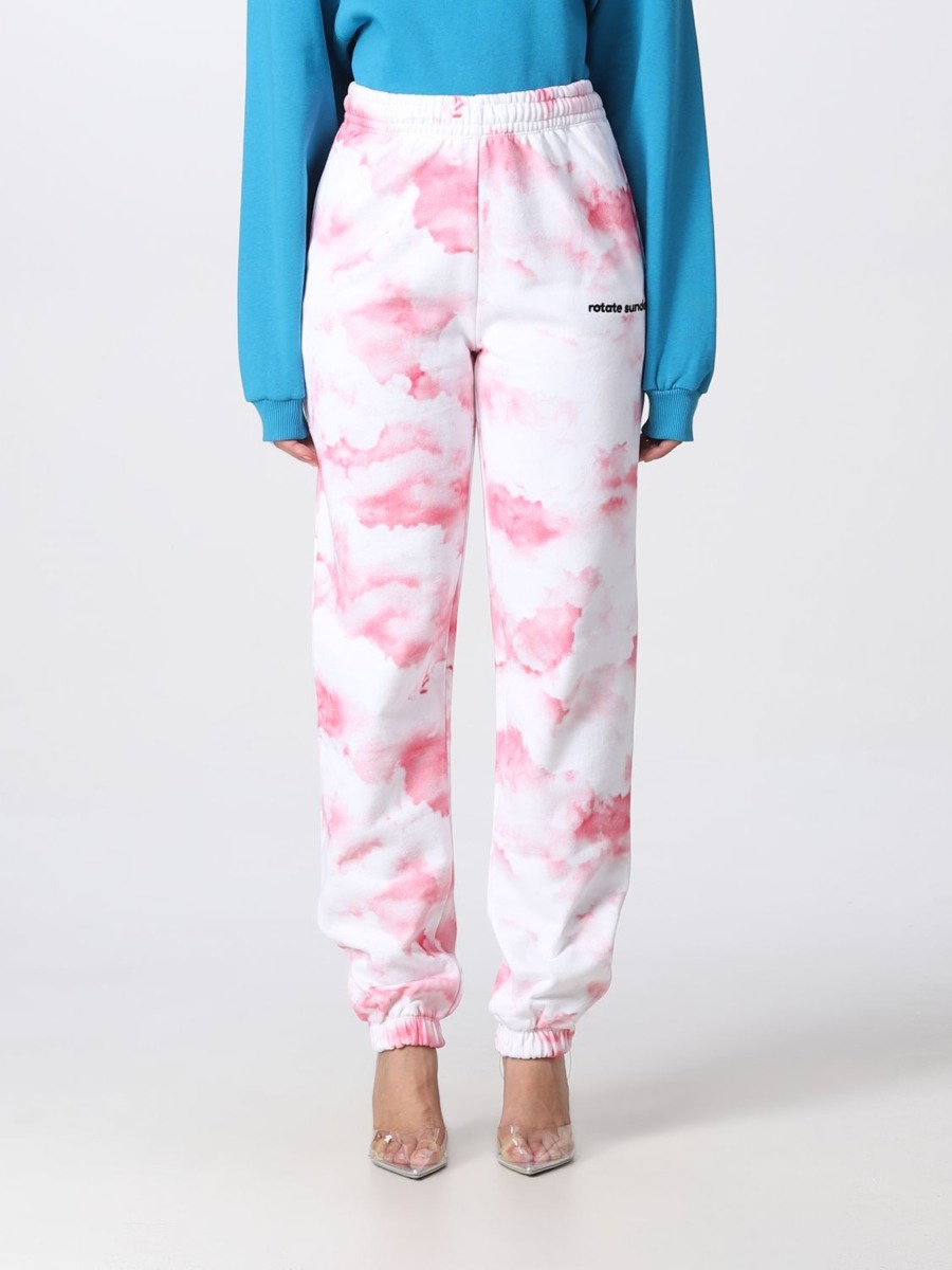 Giglio - Womens Trousers in Pink - Rotate GOOFASH