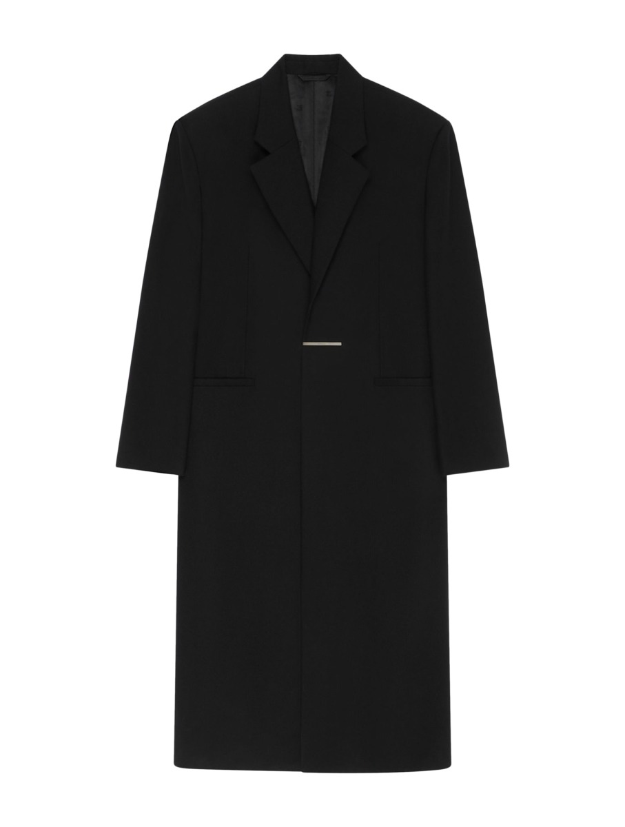 Givenchy Mens Coat in Black - Suitnegozi GOOFASH