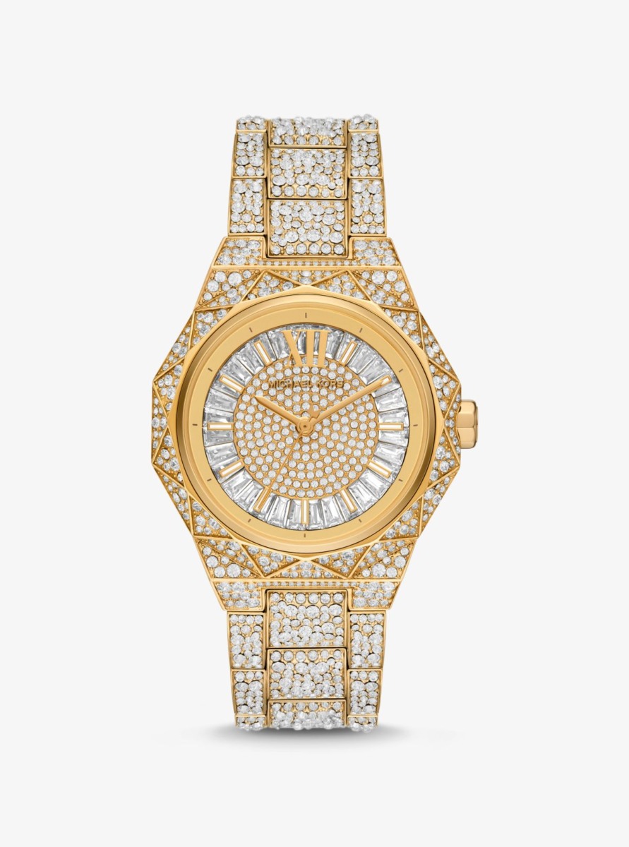 Gold Watch Michael Kors Woman GOOFASH