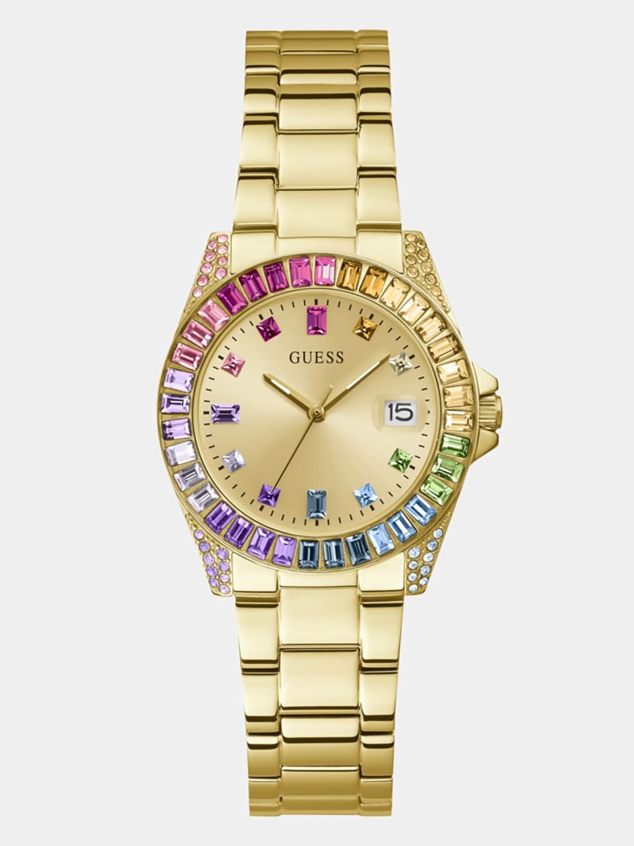 Gold Watch for Woman by Guess GOOFASH