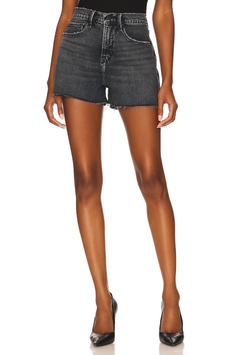 Good American Shorts Black for Woman by Revolve GOOFASH