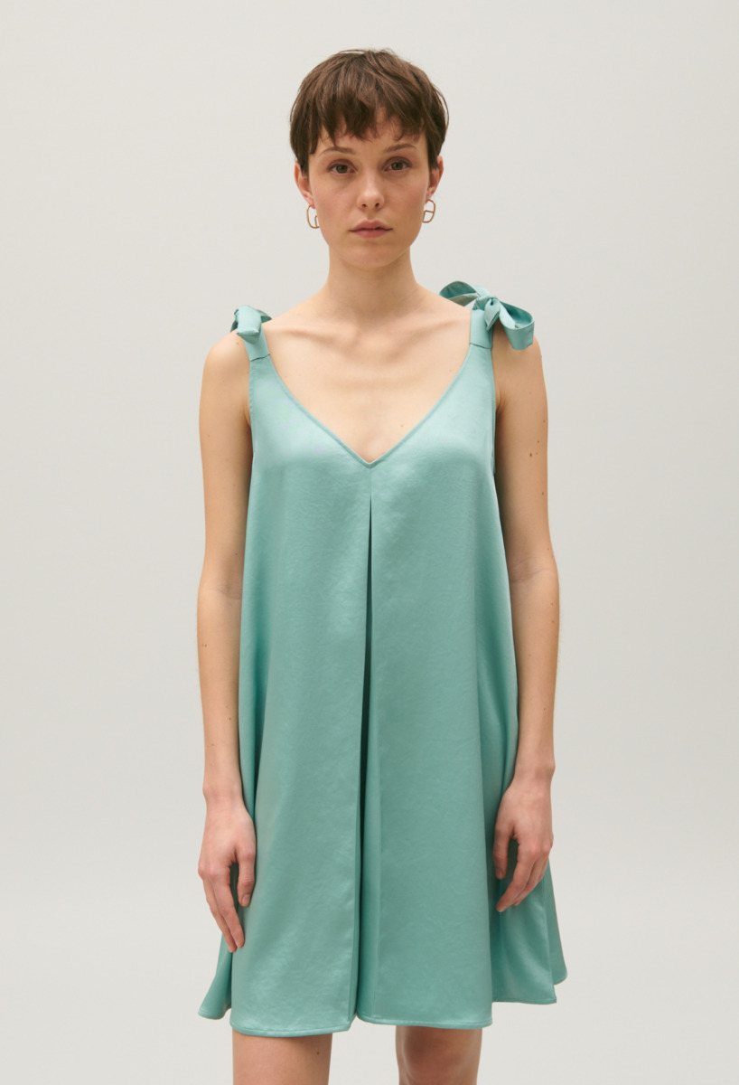 Green Dress Claudie Pierlot GOOFASH