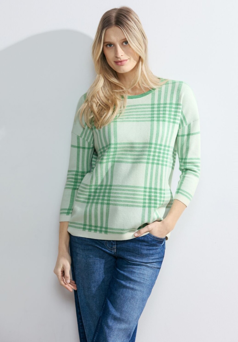 Green - Knitted Sweater - Cecil - Women GOOFASH