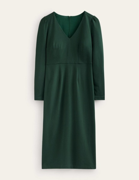 Green Midi Dress by Boden GOOFASH