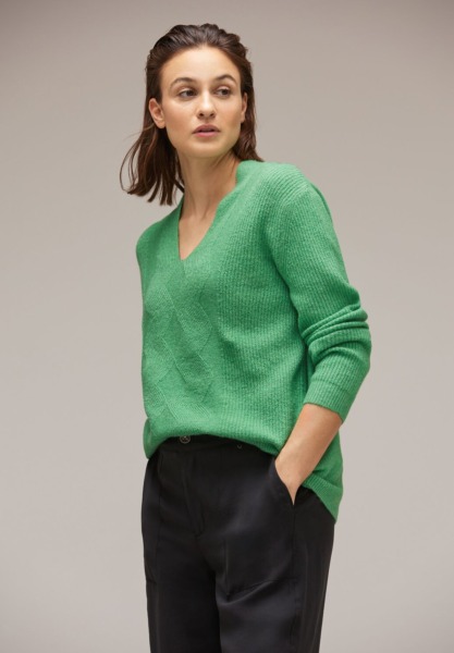 Green Sweater Ladies - Street One GOOFASH
