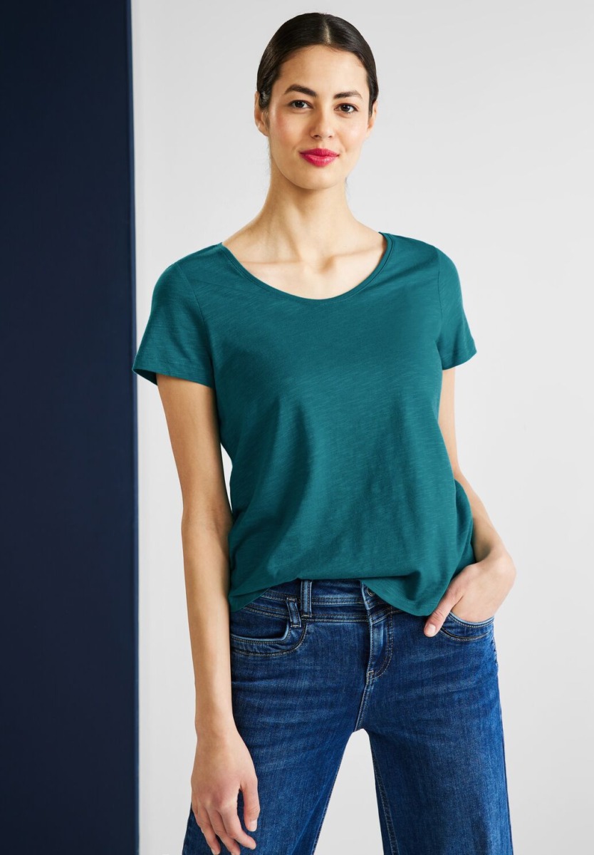 Green - Women's T-Shirt - Street One GOOFASH