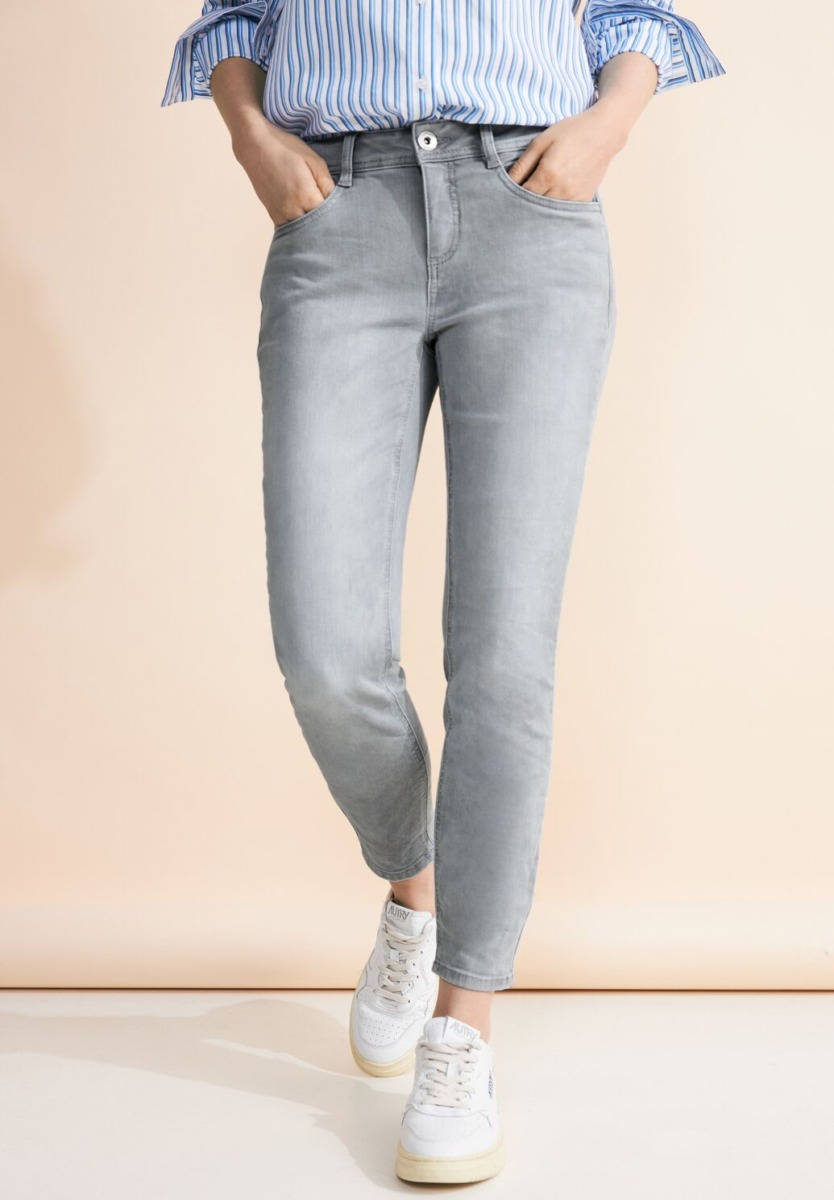 Grey Ladies Jeans - Street One GOOFASH