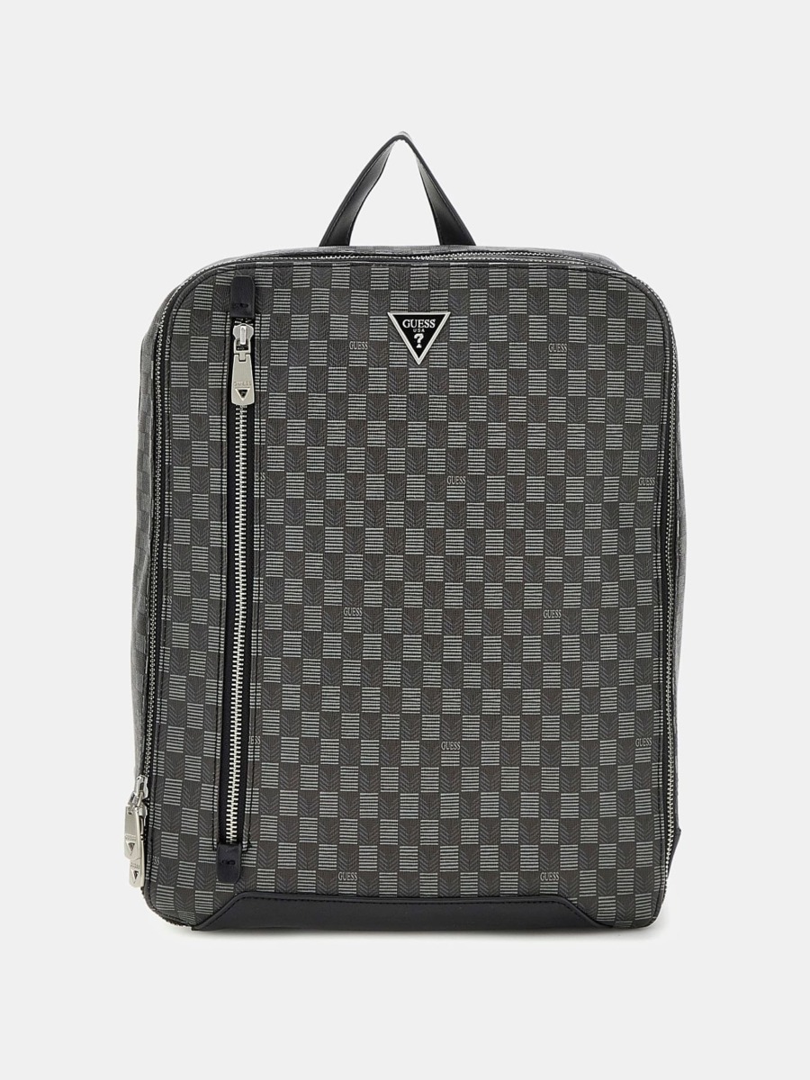 Guess - Black - Gents Backpack GOOFASH