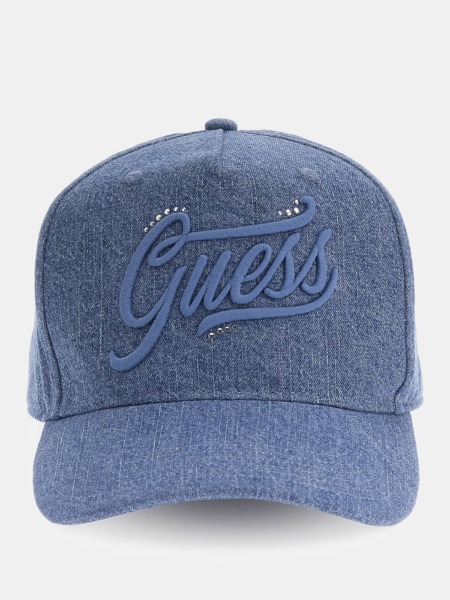 Guess - Blue Baseball Cap Ladies GOOFASH