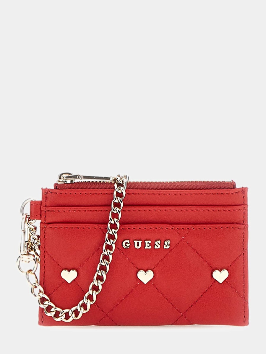 Guess - Card Holder - Red GOOFASH