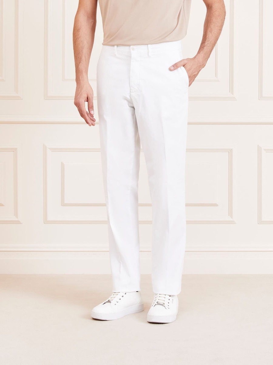 Guess Chino Pants White for Men from Marciano Guess GOOFASH